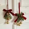 Christmas Bells Christmas Door Hangers Ornaments Christmas Tree Jingle Bells Hanging Pendant Christmas Decoration for Home Door