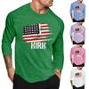 Casual Printed Raglan Sleeve Men's Long Sleeve Top