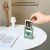 3.0 In Photo Frame Plastic Rectangle Desktop Classical Stand Picture Frame for Mini Series
