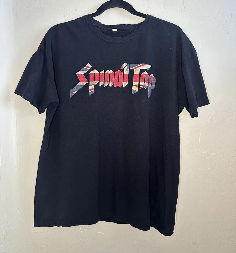 Хлопковая футболка с логотипом Spinal Tap Band и флагом Англии, полный размер S-5XL, унисекс