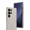 RENGZ оригинальный лакированный кожаный чехол S25Ultra для телефона Samsung Galaxy S25 Ultra роскошный магнитный защитный чехол 2 в 1 MagSafe