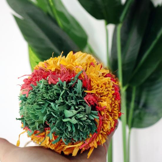 Shredder Ball Birds Toy Parrot Foraging Shredder Ball Birds Cage Hanging Toy for Parakeets Conures Cockatiels Love Birds