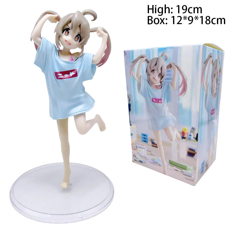 19cm Ooyama Mahiro Figure Anime Onimai: I'm Now Your Sister! Pink Dress Collectible Model Desk Decoration Statue Birthday Gift