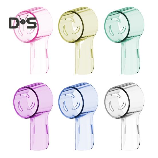 6 шт. Защитные чехлы для зубных щеток с вентиляционным отверстием, пищевые, без BPA, многоразовые защитные пылезащитные чехлы для серии IO