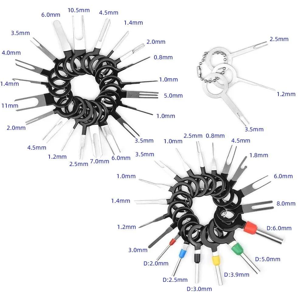 41/26 шт. Набор для снятия автомобильных клемм, коробка, съемник для разъема провода, съемник для извлечения штифта, набор инструментов для ремонта клеммных колодок