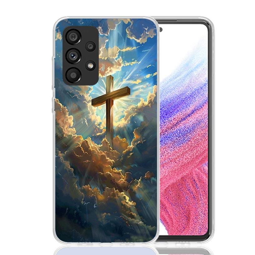 Чехол для телефона с изображением Иисуса из Библии для Samsung Galaxy A52 A32 A22 A12 A02S A50S A30S A51 A31 AA71 Note 20 Ultra 10 S10 Plus Galaxy A52 A42 A