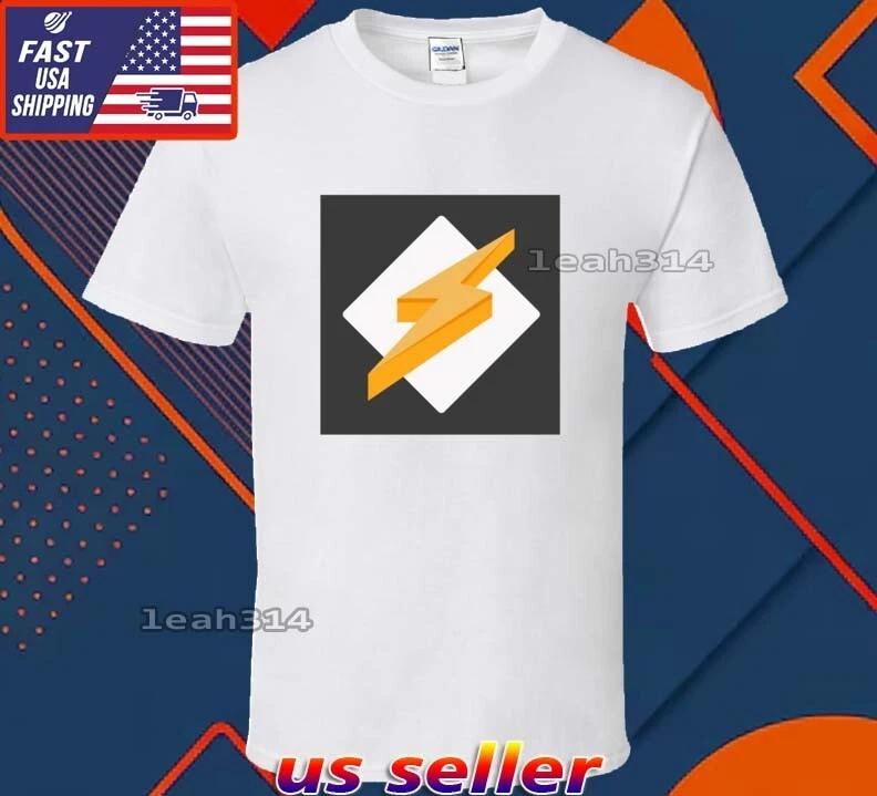 New Shirt Winamp Logo T-Shirt Funny American Usa Unisex Size S-5XL