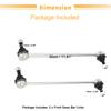 UXCELL 2pcs Front Sway Bar Links Stabilizer Link Kit for Citroen C-Crosser No.508758