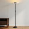 RGB Uplighter Floor Lamp, Dimmable Lamp with Remote Control & Touch Control, 350 degrees Rotating Head, Black
