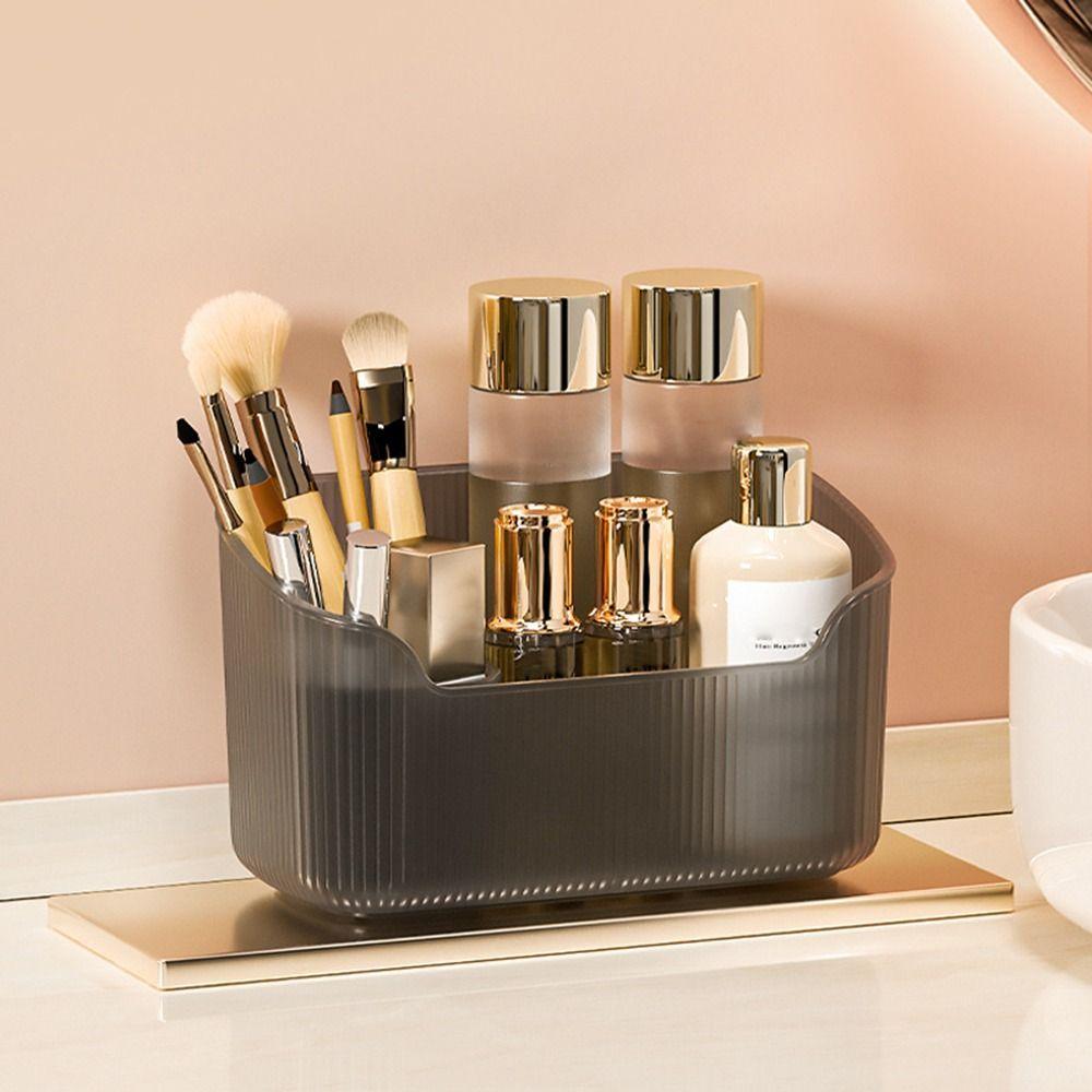 Bathroom Accessories Cosmetic Storage Box Transparent Lipsticks Box Makeup Brush Holder Home