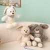 Cartoon Love Bear Hug Bear Doll Plush Toy Bunny Doll Children Accompany Soothing Doll