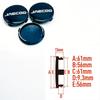 4pcs 3D 61mm For Car emblem Wheel hub Center Cap Rim Cover Hub Cap JAECOO Badge covers sticker Decals Styling accessories