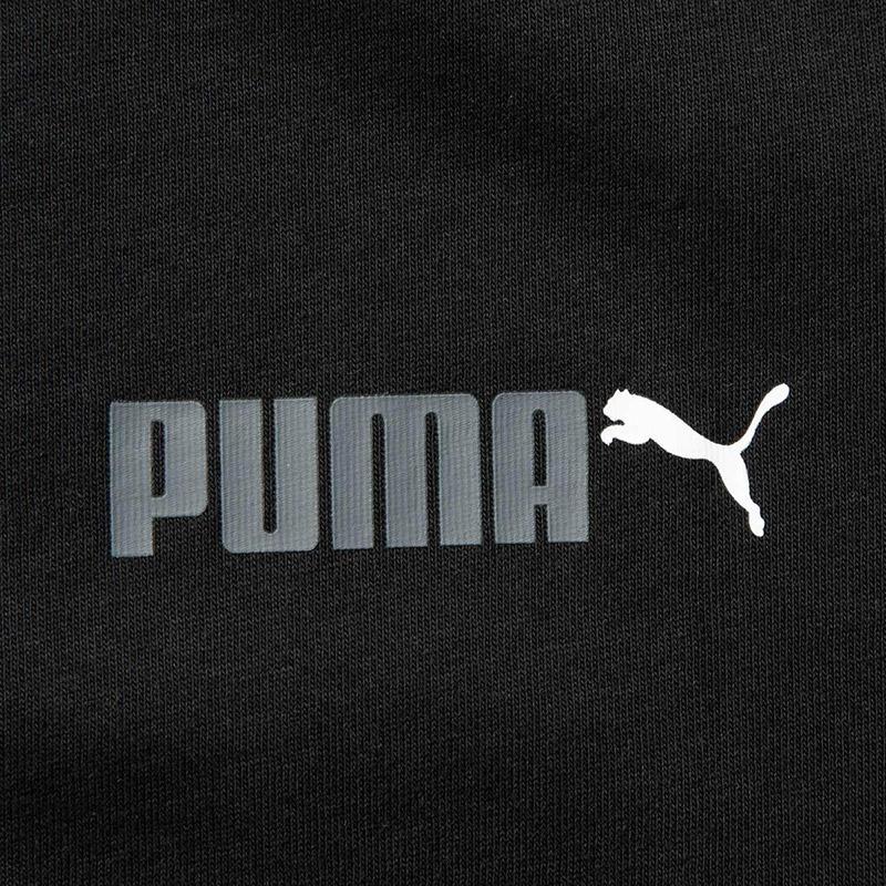 Puma Модная Универсальная Удобная Футболка с Коротким Рукавом Унисекс Топы Черный 691342-01