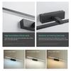 New Led Mirror Lights Wall Lamps Bathroom Waterproof White Black LED Flat Lamp Modern Indoor Wall Lamp Bathroom Lighting Make