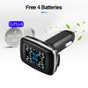 E-ACE Car TPMS Tire Pressure Monitoring System Smart Display Alarm Monitoring System USB Charging Auto Security With 4 Sensors