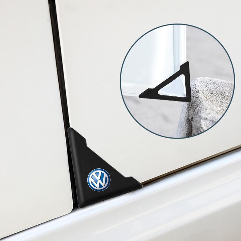 2pcs Car Exterior Decoration Door Corner Cover Anti-collision Sticker For VW Volkswagen Passat POLO Tiguan Golf Jetta zh6