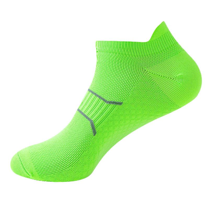 Новые мужские/женские спортивные носки для бега с низким вырезом, тонкие дышащие яркие цвета, быстросохнущие короткие носки для фитнеса, спортивные компрессионные носки до щиколотки