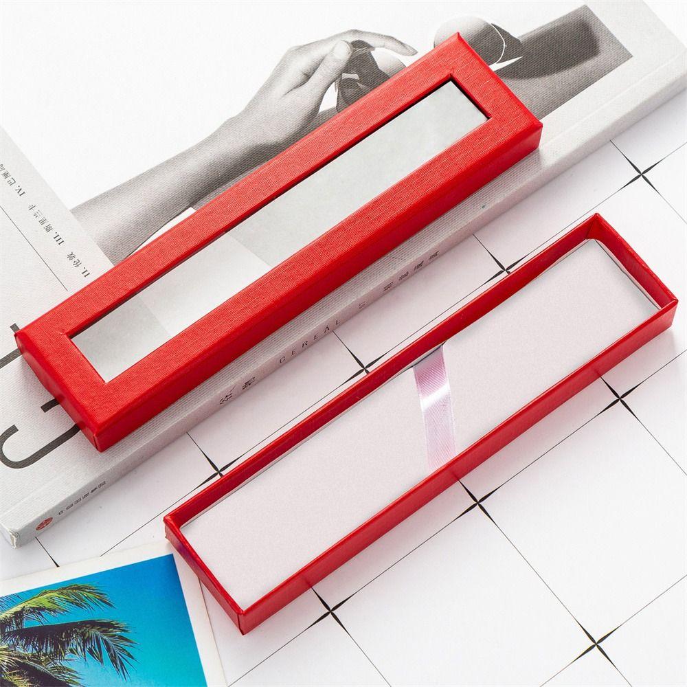 Бумажная коробка Подарочная коробка для ручек Прямоугольный футляр для перьевых ручек Пустая коробка для хранения ручек Друг Студент