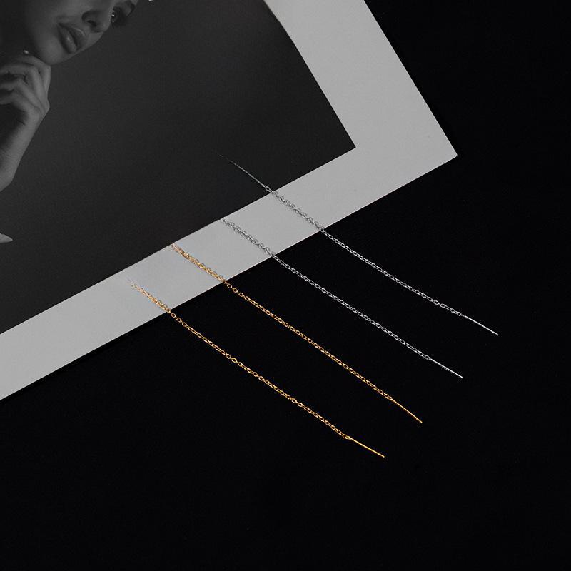 Серьги-кисточки Banyan Tree из стерлингового серебра 925 пробы, длинные, геометрические, для женщин - Новый стиль