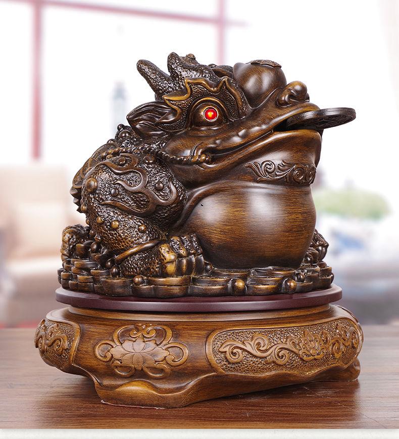 Украшение в виде золотой жабы Чжаоцай, трехногая золотая цикада, украшения, подарок на открытие магазина, украшение для офиса, гостиной