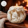 3D форма для диффузора в виде белки DIY Рождественская форма для свечи в виде белки Украшение Форма для гипса Высококачественная Для поделок DIY Украшение дома