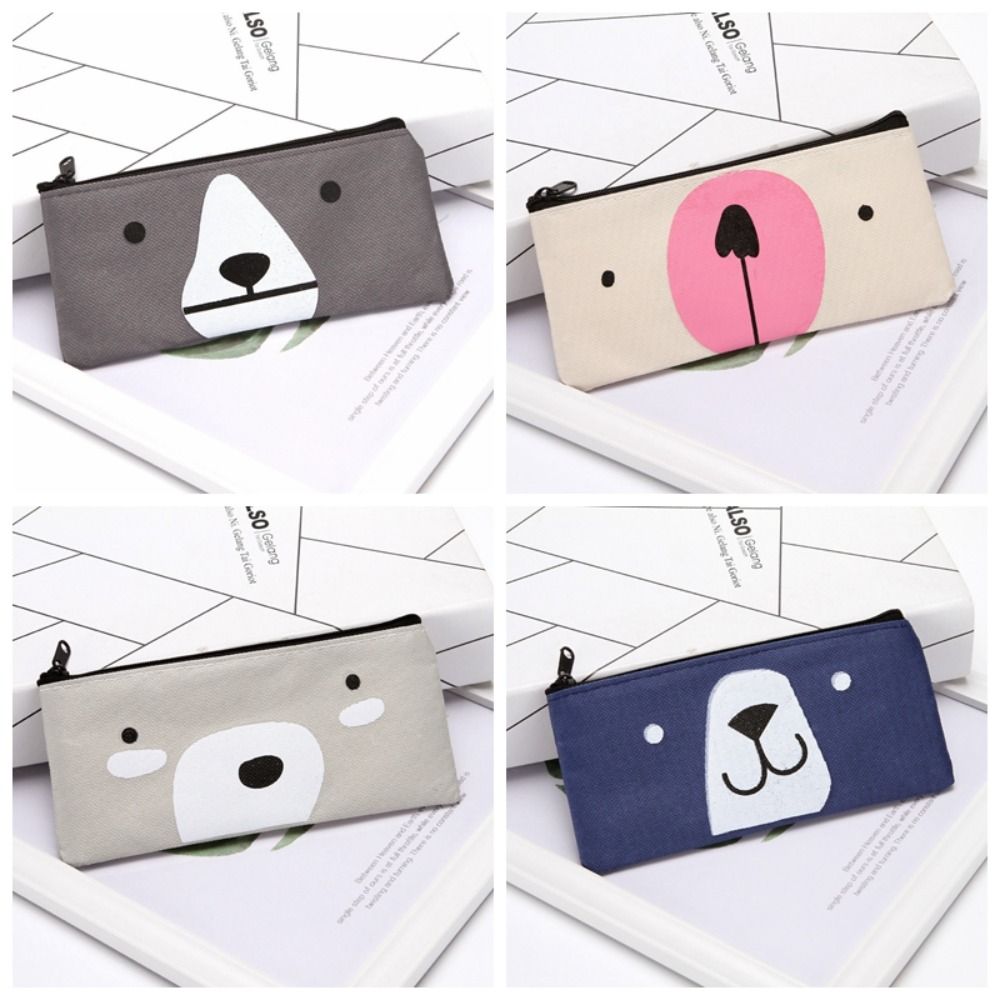 Creative Pencil Bag Cute Stationery Bag Durable Cosmetic Bag School Supplies