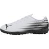Basic Attacanto 2 Comfortable Training Anti-Slip Breathable Durable Low-Top Soccer Shoes Kids Sneaker White Black 108497-02