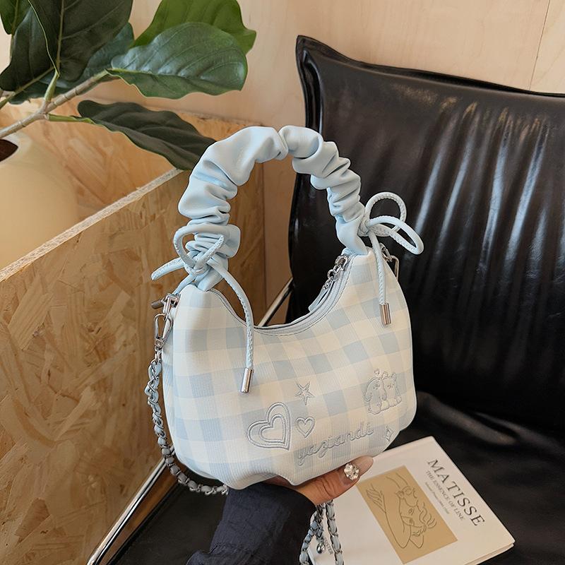 Нишевая сумка под мышкой, новая летняя универсальная сумка-мессенджер на цепочке, изысканная мини-портативная маленькая сумка