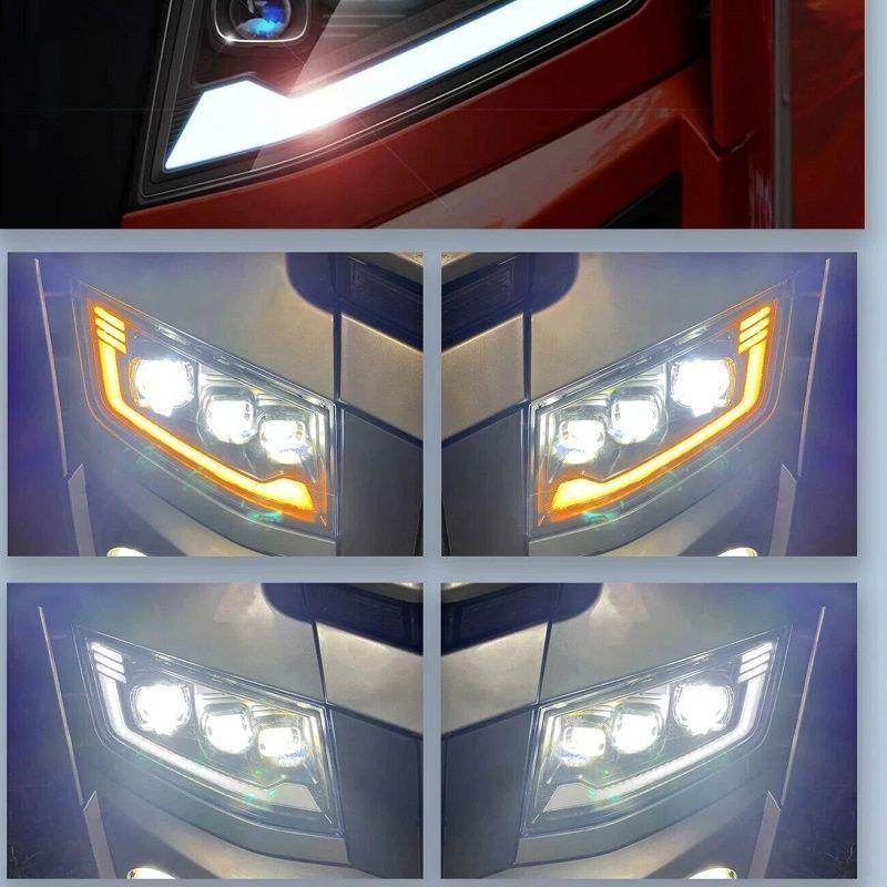 Светодиодная мультилинзовая сборка передней фары JAC Gallop K7 Super Bright