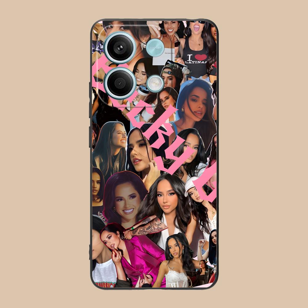 Модный матовый чехол из ТПУ Becky G для мобильного телефона POCO M7 M6 M5 M4 M3 X7 X6 X5 X4 X3 Pro GT 5G, цветная печать