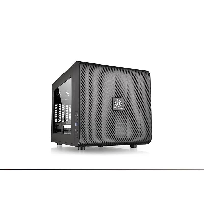 Thermaltake Core V21/Black/Win/SECC Water-cooled cube PC case CS5068 CA-1D5-00S1WN-00