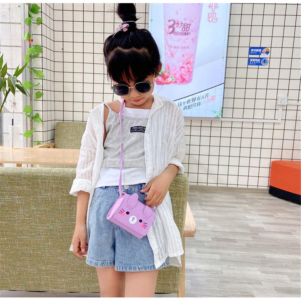 Kids Gift Baby Girls Boy Little Rabbit Sling Bag Drawstring Bag Shoulder Bag Plush