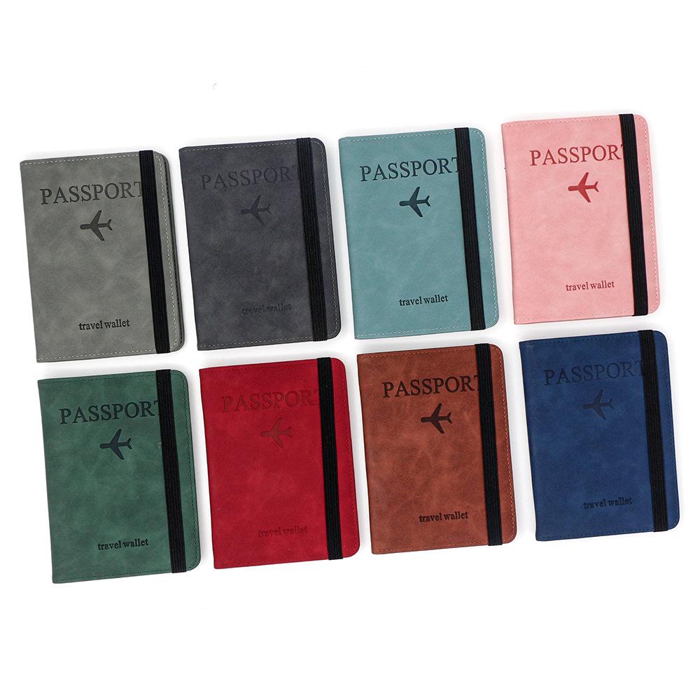 RFID Blocking Anti-Demagnetization Travel Organizer Card Holder, Passport Wallet, Card Case, Coin Purse