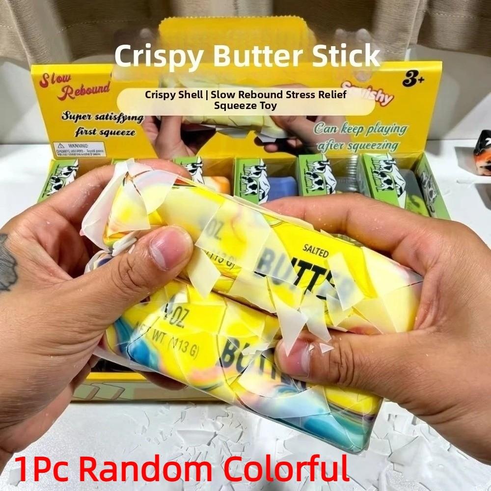Sound Crispy Crunchy Butter Bar Anxiety Relief Sensory Stress Stick Office Desk Toy