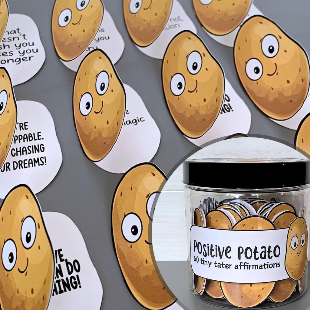 Карточки с позитивными аффирмациями, Карточки с позитивными сообщениями, Банка с карточками позитивных аффирмаций, Декоративная банка для снятия тревожности, Подарок (60 дней карт)