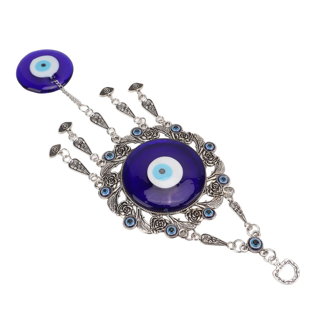 Синий Глаз Настенное Украшение Уникальный Подвесной Кулон Полые Цветы Турецкий Счастливый Настенный Орнамент для Дома ОфисаГлаза