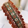 Boho Embroidery Headband Retro Style Headdress New Head Hoop  Women Girls