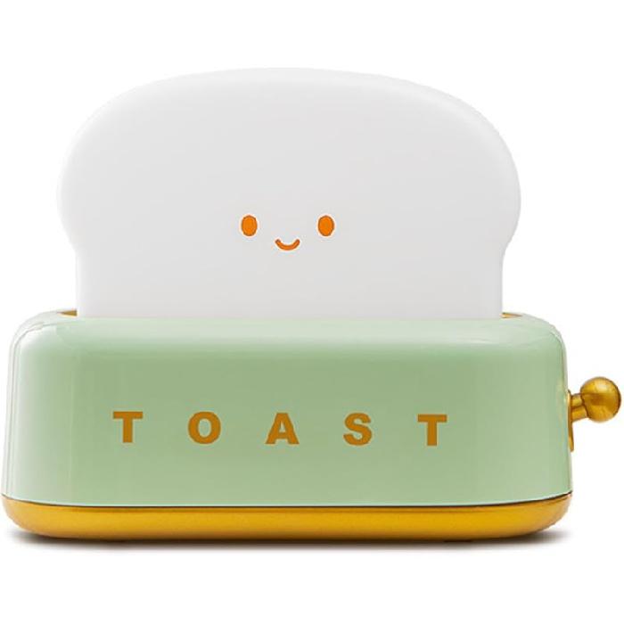 Toast Night Lamp, Toaster Kids Night Light for Bedroom Decoration, Cute Nursery Night Light Rechargeable, LED Night Light with Timer and Brightness