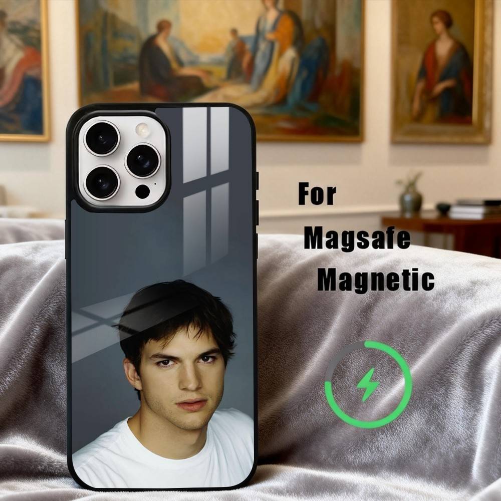A-Ashton-N Attractive K-Kutcher-R Phone Case For iPhone17,16,15,14,13,12,11 Plus,Pro Max Magnetic For Magsafe Wireless Charging