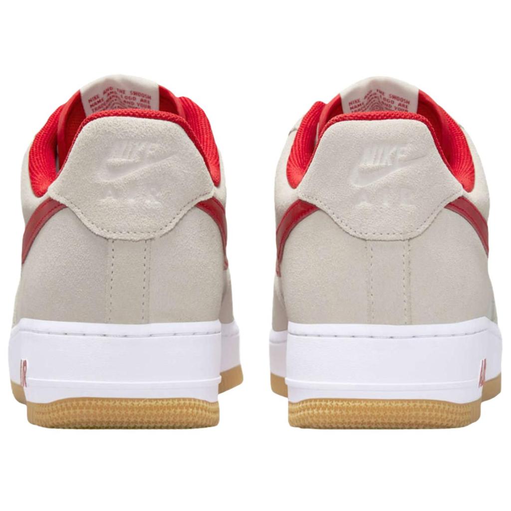 Nike Air Force 1 07 LV8 Photon Dust Varsity Red Unisex Sneakers White Summit-White Gum-Yellow IB6388-101