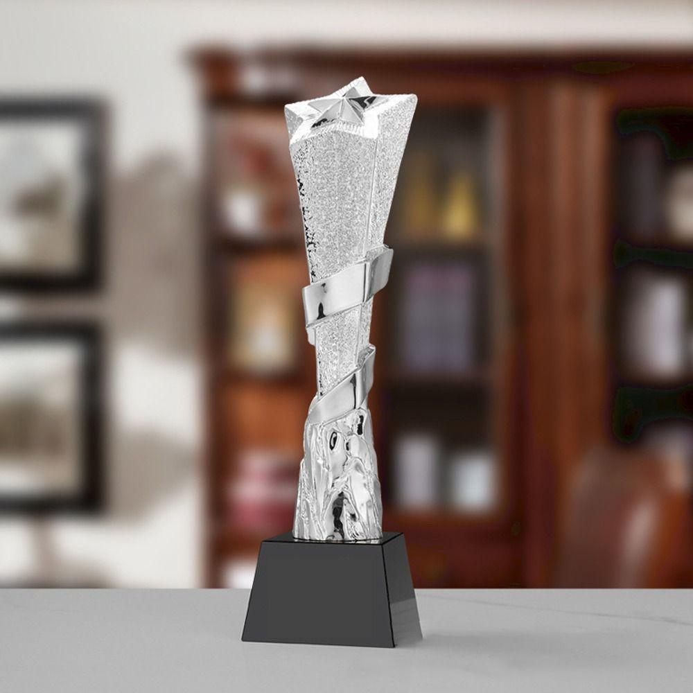 Gold Plating Gold Silver Bronze Trophy Singing Dancing Competitions Resin Best Singing Award Prize Cup Craft Souvenirs