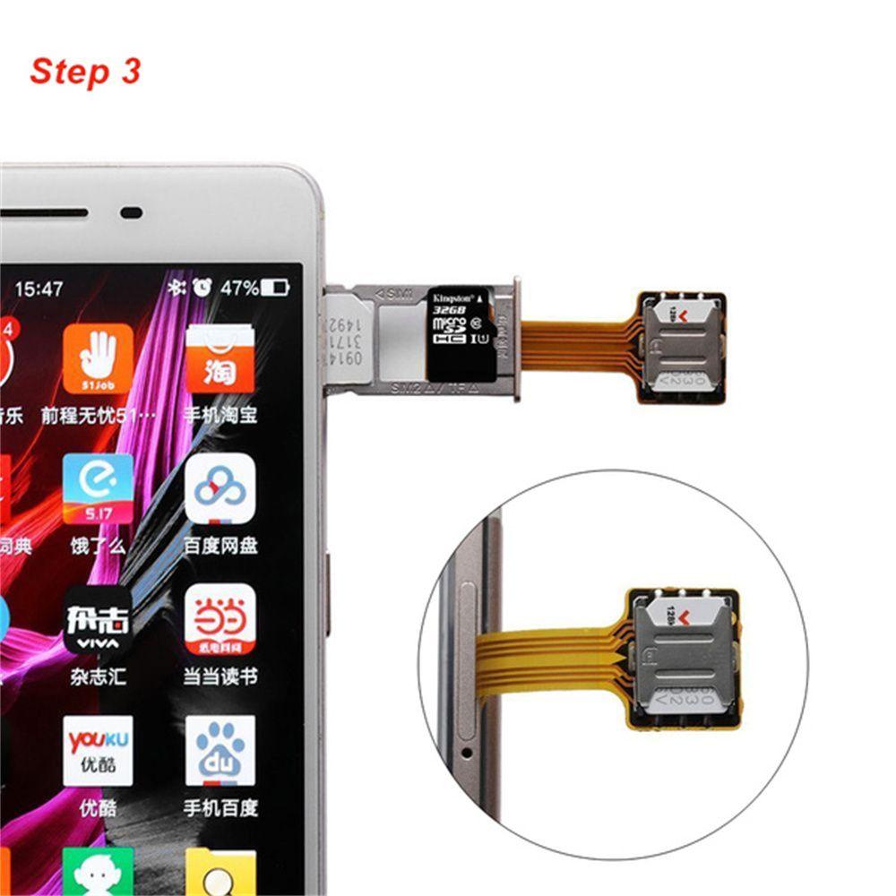 Extension for Redmi Huawei Extension Adapter SIM Extender Cards Adapters Extended Line Card Reader