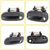 Outside Door Handle For  2000-2006 Nissan Front Left Smooth Black Plastic