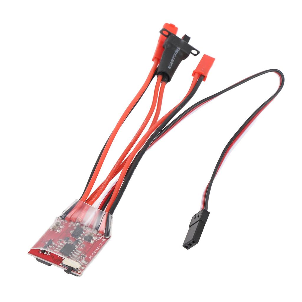 Регулятор скорости ESC для радиоуправляемой машины с тормозом 30A Коллекторный регулятор скорости ESC для 1/32 1/24 1/18 машины