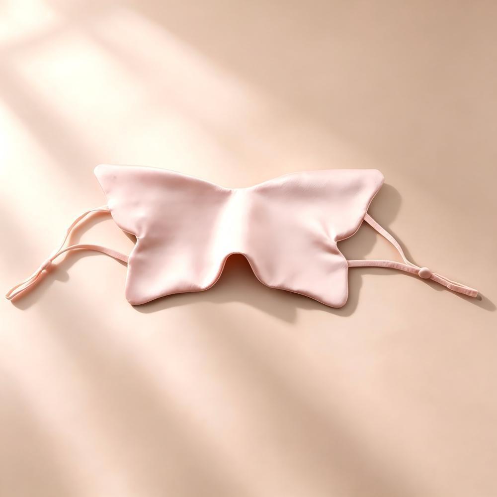 Double Sided Light Blocking Eye Cover Portable Butterfly Print Eye Mask Sleep Eye Mask  Home Naps