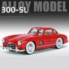 New 1:24 Mercedes-Benz 300SL Alloy Car Model Diecast Metal Classic Vehicle Car Model Simulation Sound Light Collection Toy Gift