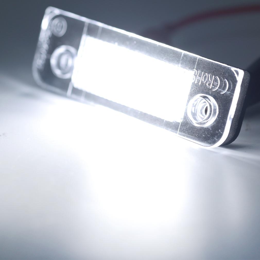 2 шт. Автомобильная светодиодная подсветка номера, лампа освещения номерного знака, авто лампа Canbus 6000K 12 В для Ford Fusion для Mondeo/MK2 для Fiesta MK5