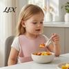 BPA Free Silicone Bibs Baby Bib, Waterproof Soft Adjustable Feeding Durable Skin Friendly Supplies Large Pocket Food Catch Bib for Babies And Toddlers