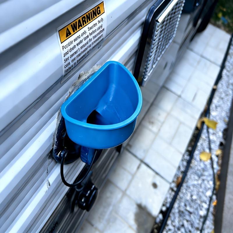 For RV Trailer Water Tank Funnel New Fresh Water Tank Filling Funnel 3D Printed Universal Wide Application
