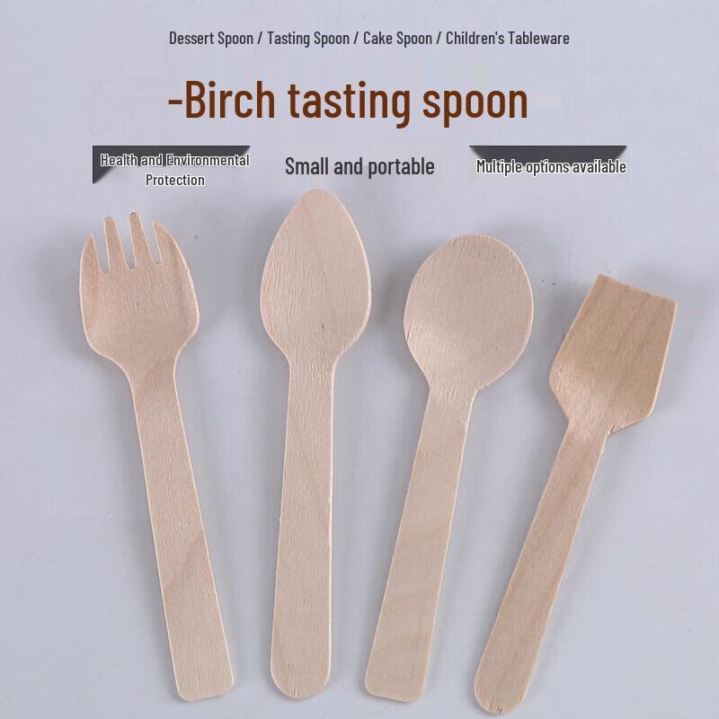 Biodegradable Disposable Birch Wood Cutlery